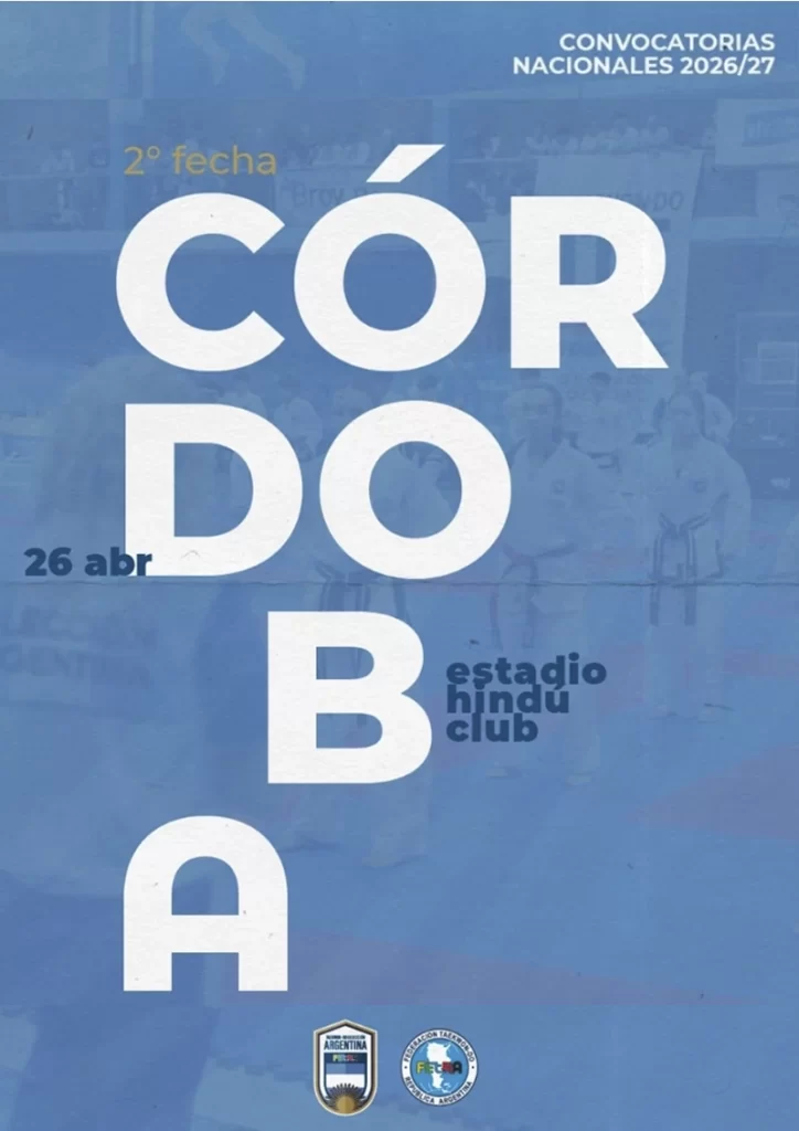 Convocatoria Nacional 2026 Taekwon-do