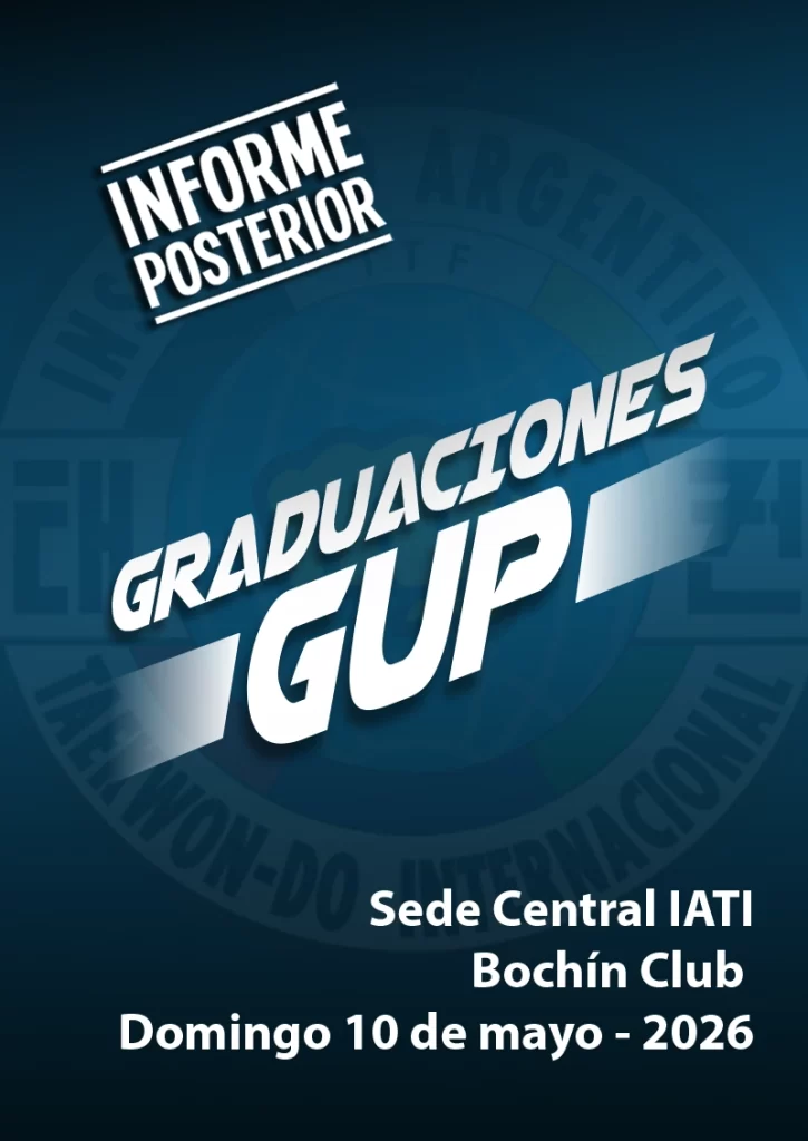 Jornada de exámenes para graduaciones gup 2026 TKD - IATI
