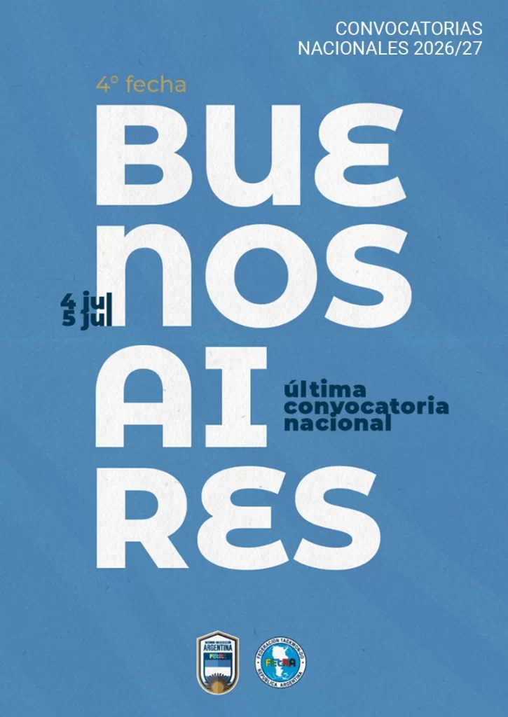 Cuarta convocatoria selecciones nacionales de taekwon-do