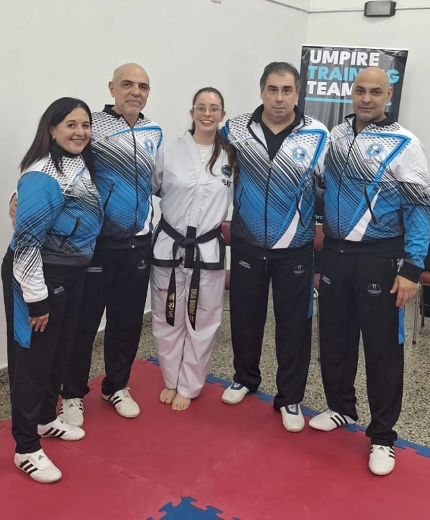 Emilia Sandiano, curso de árbitro internacional IATI