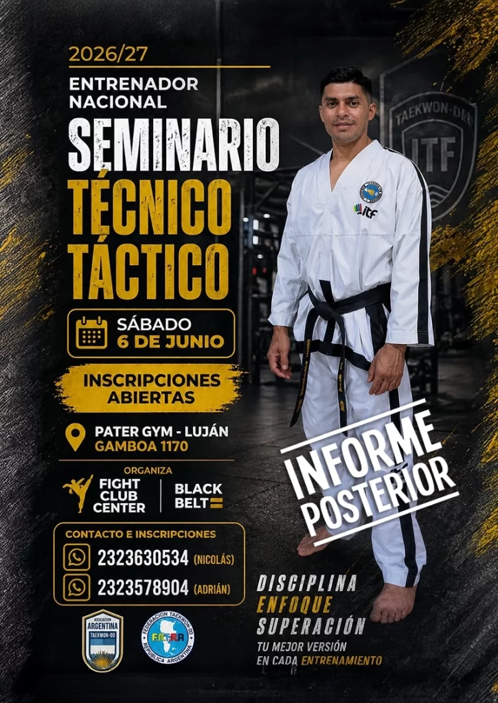 Seminario Técnico Táctido de Combate - Taekwon-do IATI